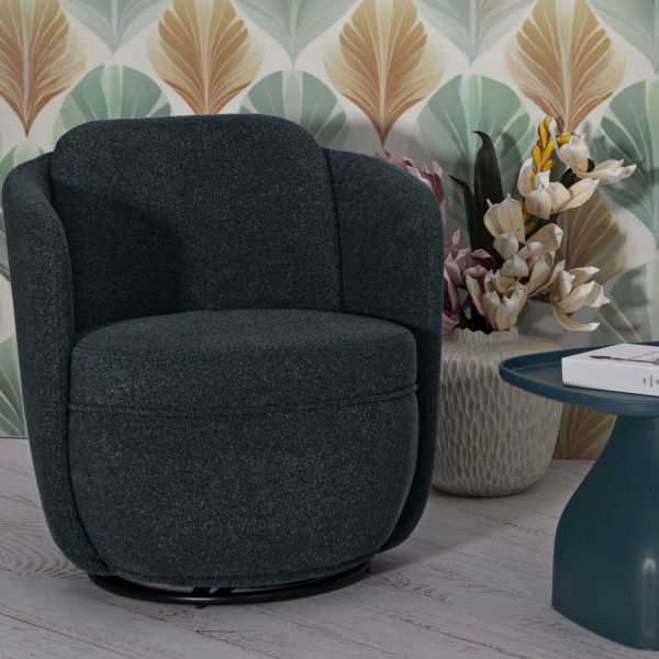 Fauteuil en tissu Torino 70 x 72 x 75 cm - MAURO FERRETTI