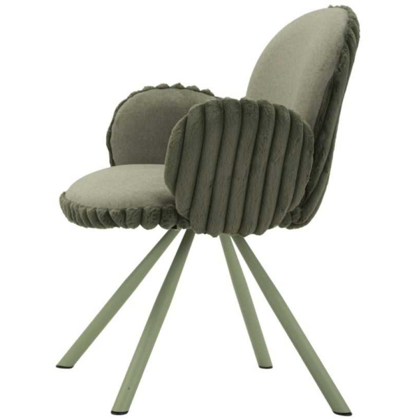 Fauteuil en tissu côtelé Stockholm (Lot de 2) - 5