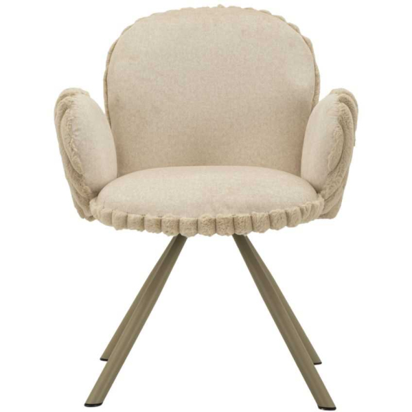 Fauteuil en tissu côtelé Stockholm (Lot de 2) - 219