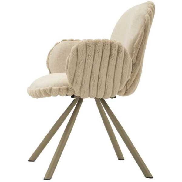 Fauteuil en tissu côtelé Stockholm (Lot de 2) - 5