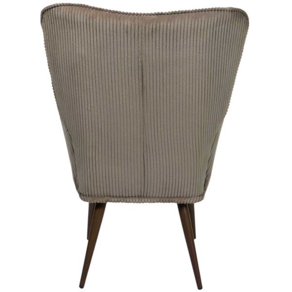 Fauteuil en tissu côtelé patchwork Scott - 5