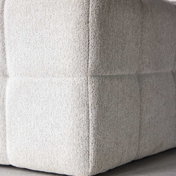 Fauteuil en tissu matelassé Malou 80 x 87 x 73 cm - 8