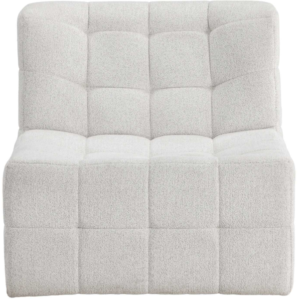 Fauteuil en tissu matelassé Malou 80 x 87 x 73 cm - 519