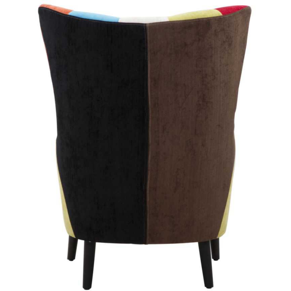 Fauteuil en tissu patchwork Imperial 73 x 79 x 106 cm - 6