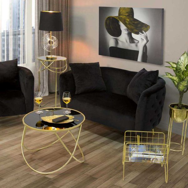 Fauteuil en tisu matelassé Bucarest 76 x 74 x 71 cm - 8