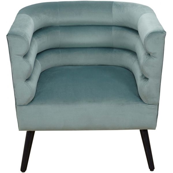 Fauteuil en velours Amélia - CMP-3454