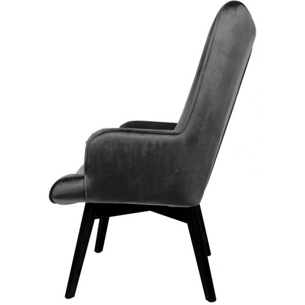 Fauteuil en velours Helsinki - CMP-1145