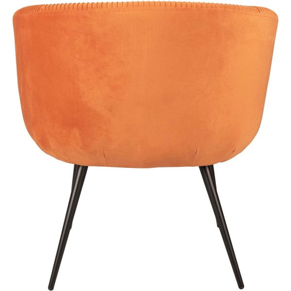 Fauteuil en velours Majestic - PRE-1375