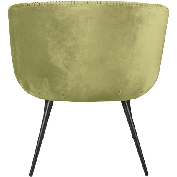 Fauteuil en velours Majestic - PRE-1374
