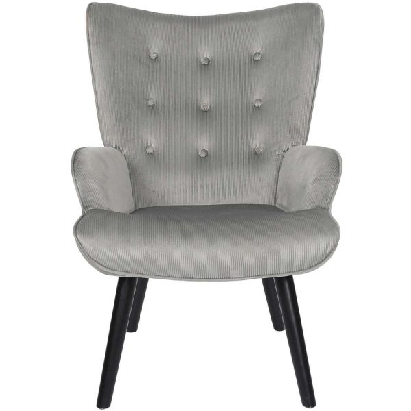Fauteuil en velours côtelé Giulia - CMP-5189
