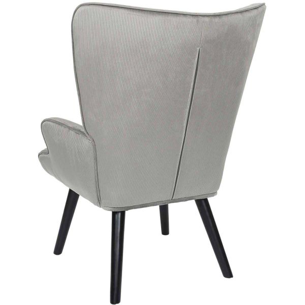 Fauteuil en velours côtelé Giulia - 6