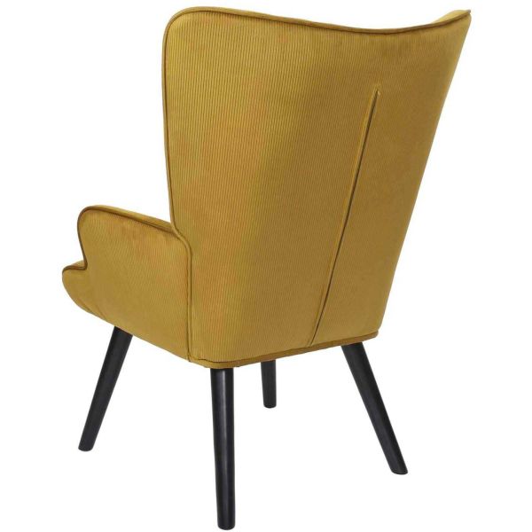Fauteuil en velours côtelé Giulia - 6