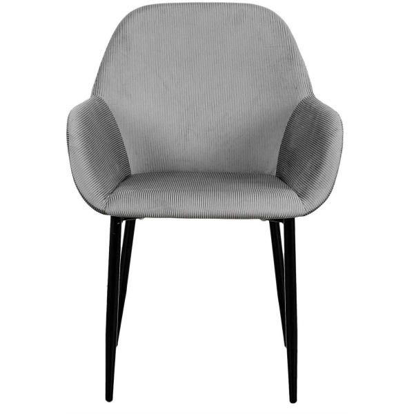 Fauteuil en velours cotelé Giulia (Lot de 2) - CMP-4466