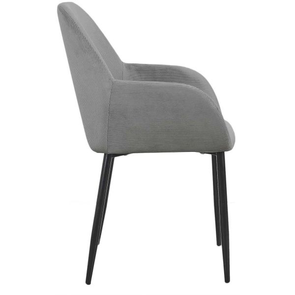 Fauteuil en velours cotelé Giulia (Lot de 2) - 189