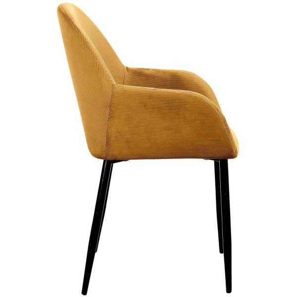 Fauteuil en velours cotelé Giulia (Lot de 2) - 169