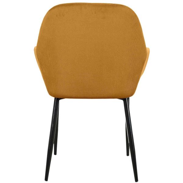 Fauteuil en velours cotelé Giulia (Lot de 2) - 5