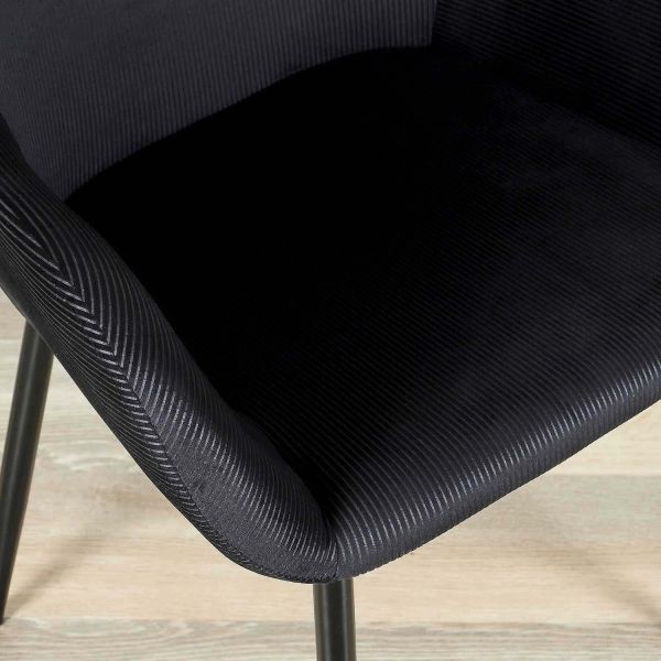 Fauteuil en velours cotelé Giulia (Lot de 2) - 6