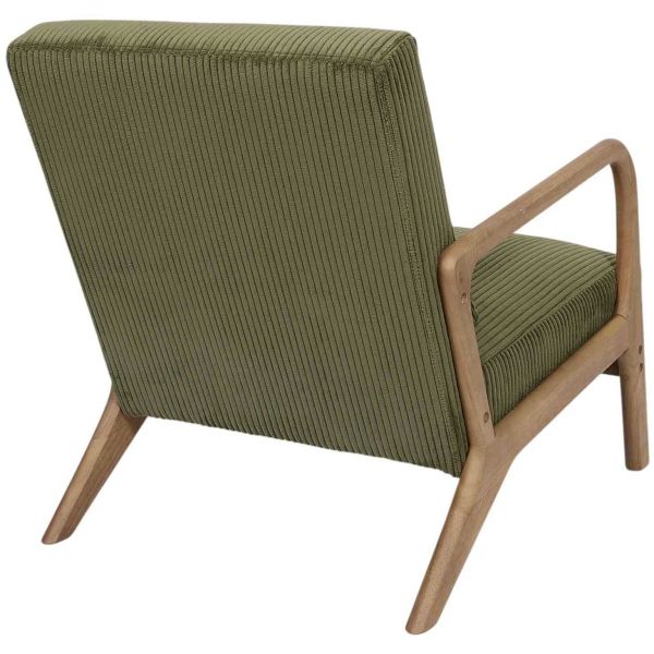 Fauteuil en velours côtelé Scott - 6