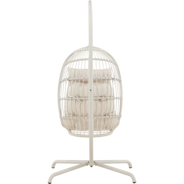 Fauteuil œuf avec coussin Trezza - VEN-1002