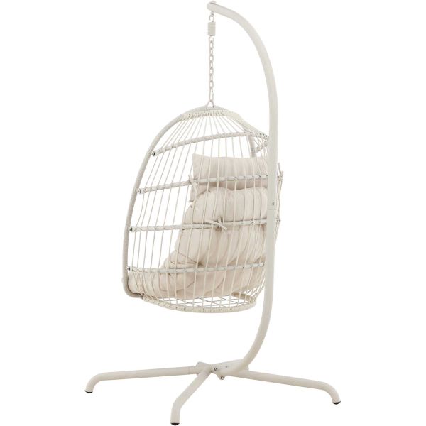 Fauteuil œuf avec coussin Trezza - 249