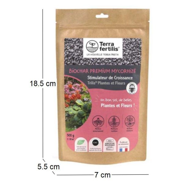 Fertilisant plantes et fleurs à base de mycorhizes 500 gr - 8