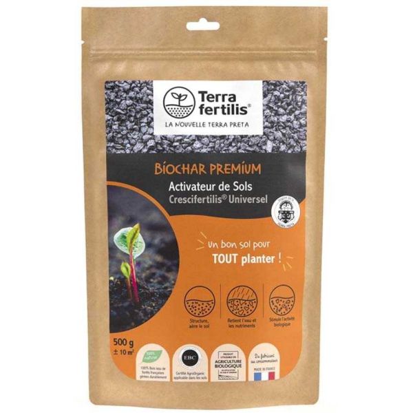Fertilisant universel à base de biochar 500 gr