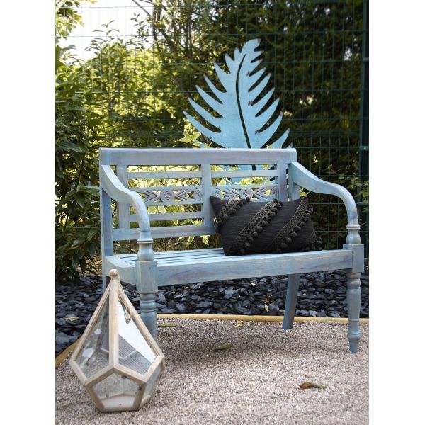 Feuille déco en métal antique à planter - AUB-3637