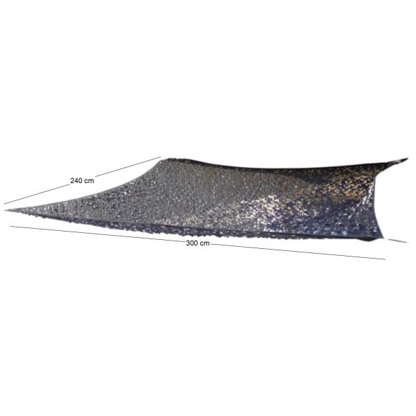 Filet d'ombrage rectangulaire 3 x 2.4 m - 6