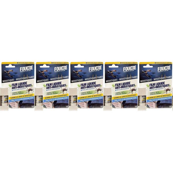 Film liquide larvicides anti moustiques et larves de moustiques 15ml
