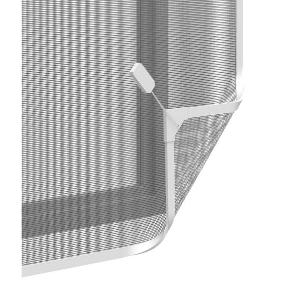 Filtre stop pollen avec cadre magnétique pour fenêtre blanc - EAS-0142