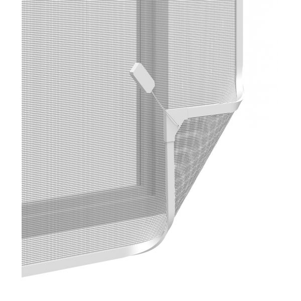 Filtre stop pollen avec cadre magnétique pour fenêtre blanc - EAS-0142