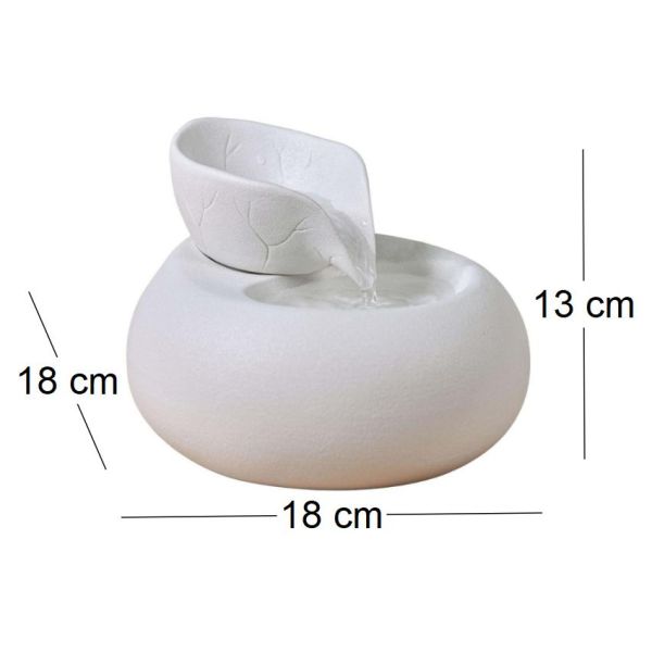 Fontaine design épurée en céramique Toby - 9