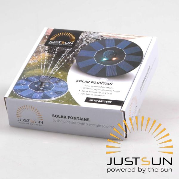 Fontaine extérieure ronde en résine alimentation solaire - 6