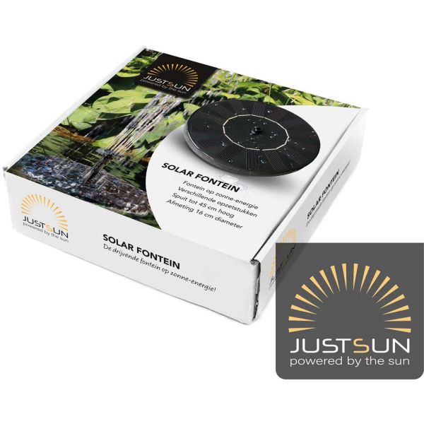 Fontaine extérieure ronde en résine alimentation solaire - 39,90