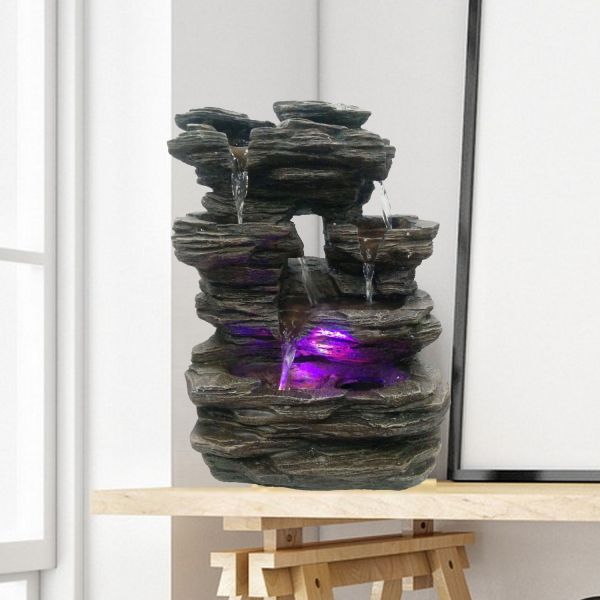 Fontaine d'intérieur Pietra éclairages LEDs - ZEN LIGHT