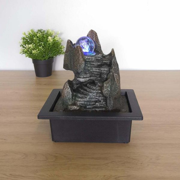 Fontaine d'intérieur boule en rotation Scala - ZEN LIGHT