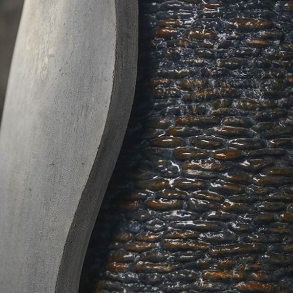 Fontaine d'intérieur moderne imitation pierre Molly - 7