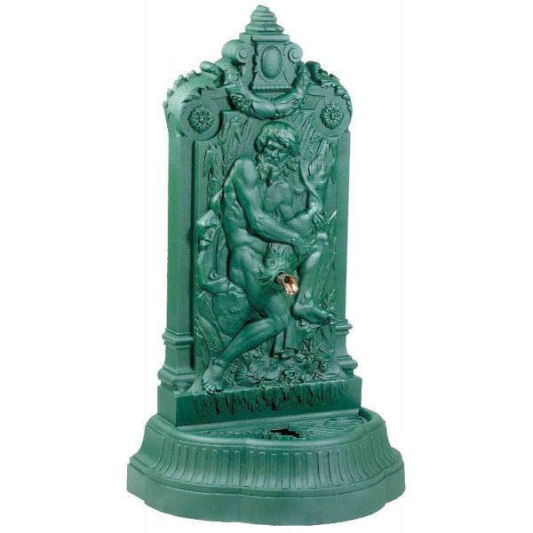 Fontaine murale de jardin Neptune