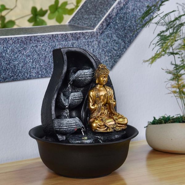Fontaine relaxante bouddha LED Praya - SUC-0206
