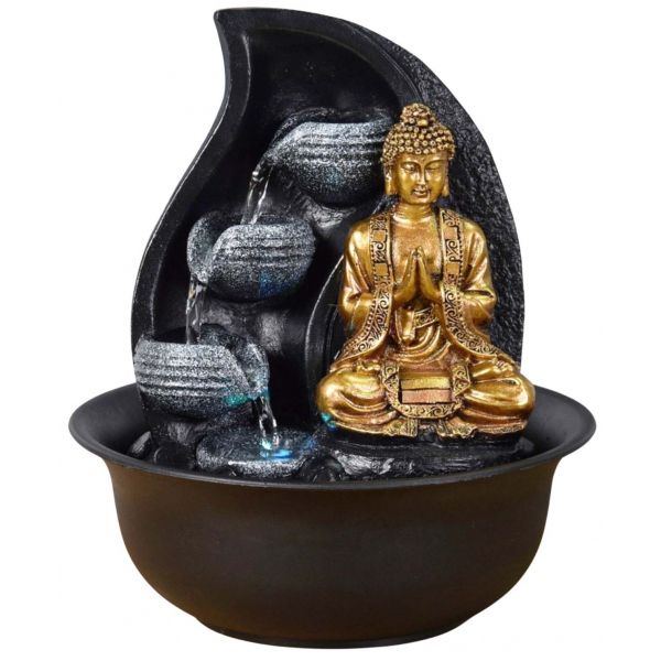 Fontaine relaxante bouddha LED Praya