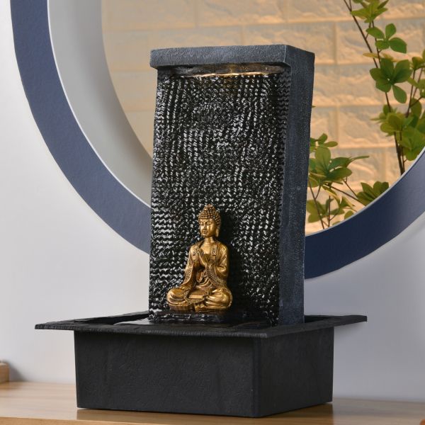 Fontaine en résine Bouddha Zenitude - SUC-0261