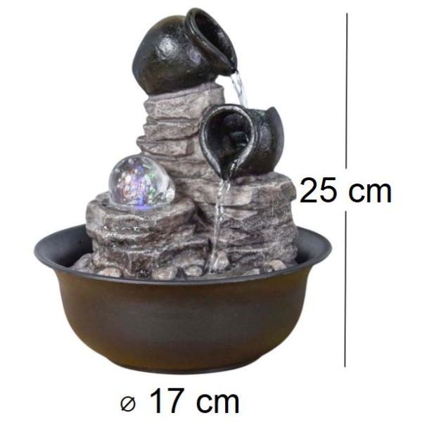 Fontaine en résine Nature verso - 9