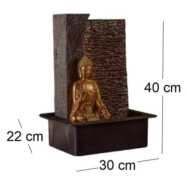 Fontaine en résine avec bouddha Jati - 7