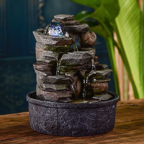 Fontaine en résine nature Satya - 35,90