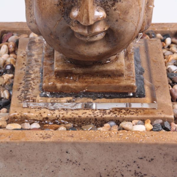 Fontaine tête de bouddha 30 x 30 x 48.5 cm - 109