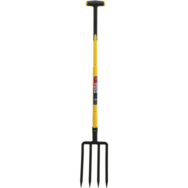 Fourche à bêcher 4 dents avec manche béquille trimatière - 58,90