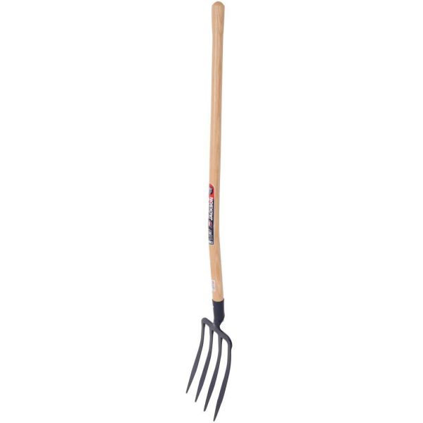 Fourche à bêcher à douille 4 dents spatulées - SPR-0157