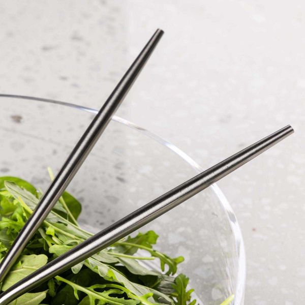 Fourchette et cuillère spécial salade en inox Active - 5