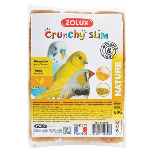 Friandises pour oiseaux Crunchy slim 3x20gr