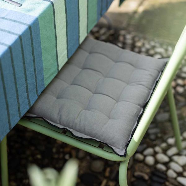 Galette de chaise en coton recyclé Grace (Lot de 6) - VIVARAISE